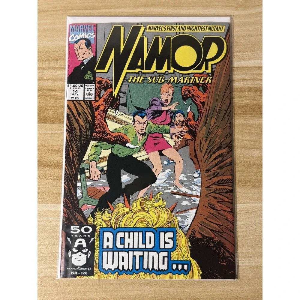 Namor The Sub-Mariner #14 A Child Is‎ Waiting! 1991 Marvel Comics